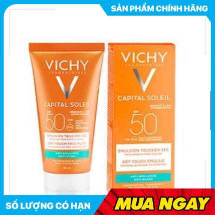 Kem Chống Nắng Không Màu SPF50 Vichy Capital Soleil 50ml