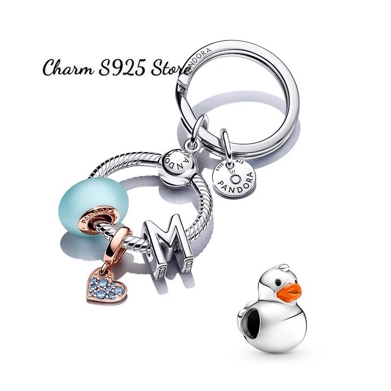 charm pan.do.ra vịt disney bạc s925 cao cấp