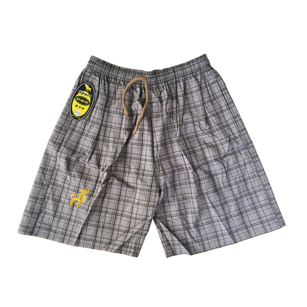 (MUA 5 TẶNG 1) Quần Short Đùi Nam Phối Caro
