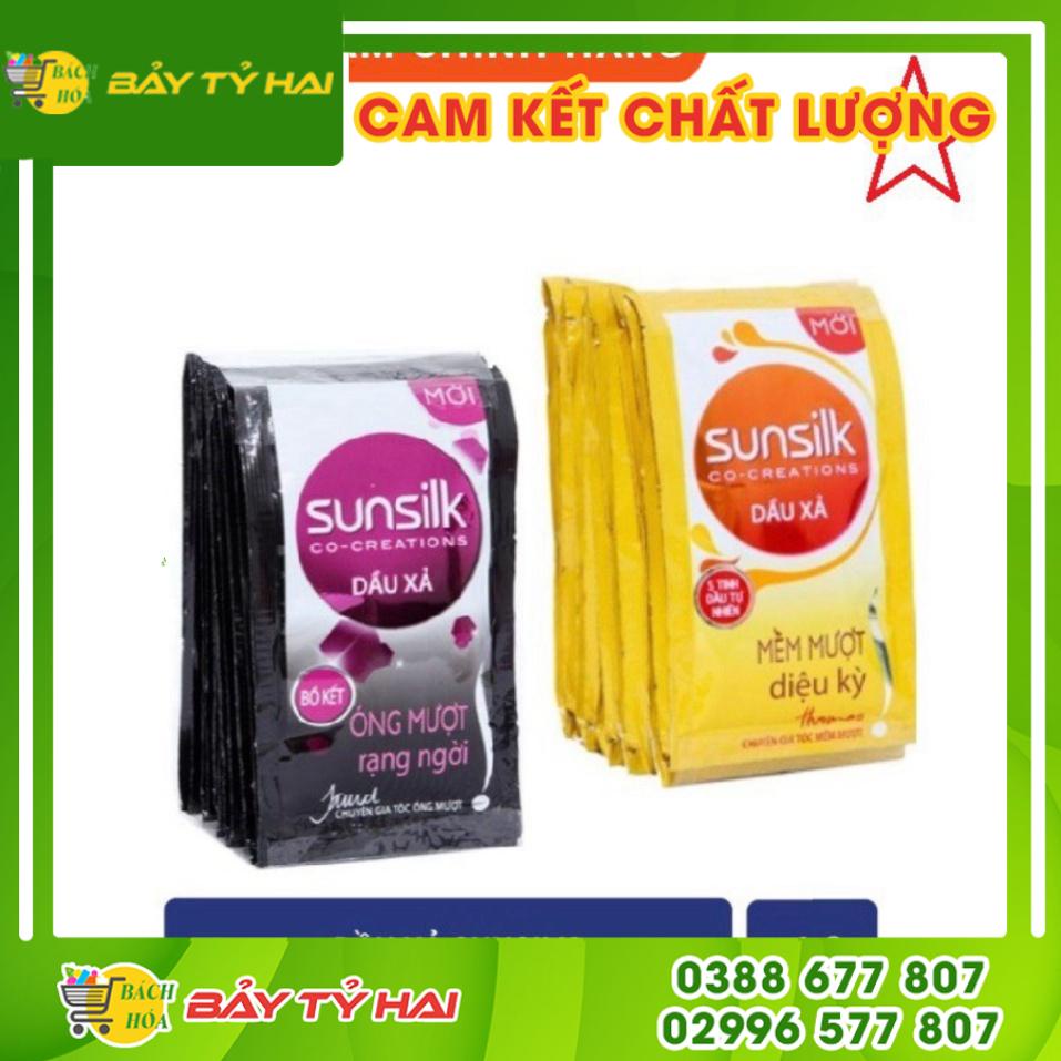 Dầu Xả, Dầu Gội SUNSILK Dây 6g x 12 Gói