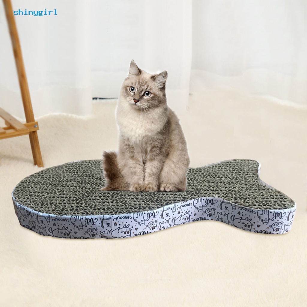 Đệm cào móng bằng giấy dày dặn thân thiện với môi trường dành cho mèo cưng