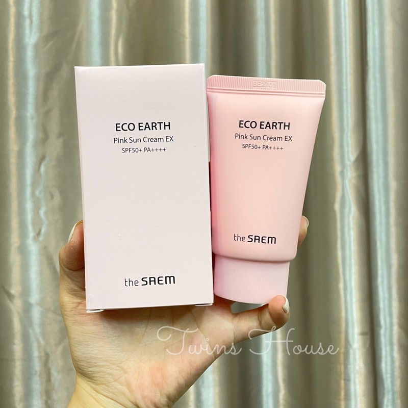 Kem Chống Nắng THE SAEM Eco Earth Pink Sun Cream Ex spf50