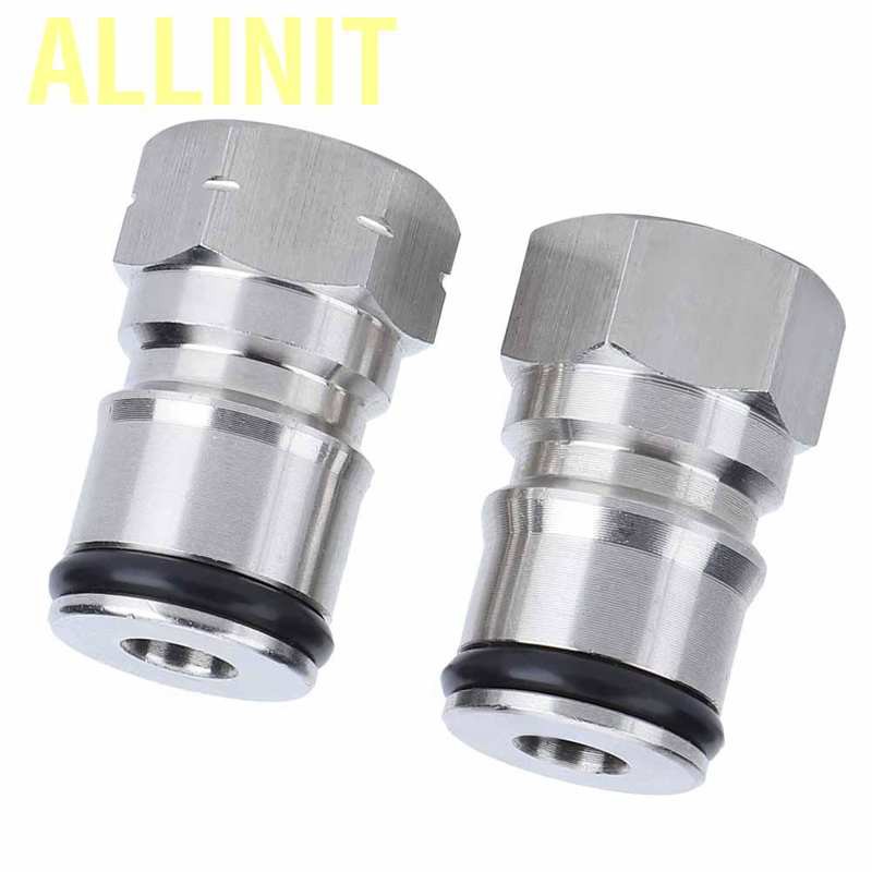 Allinit 304 Stainless Steel Homebrew Keg Ball Lock Post Connector Adapter 9/16in‑18 Brewing Accessory
