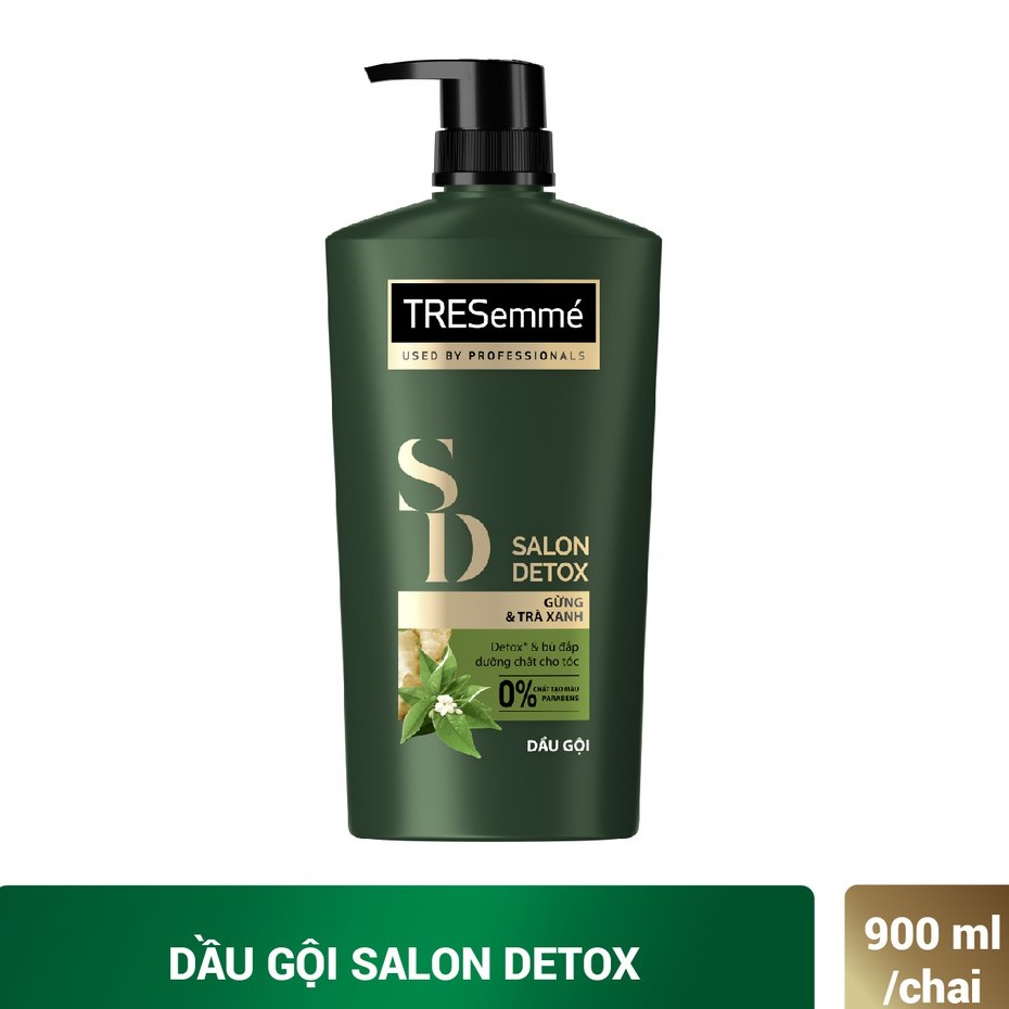 Dầu Gội Tresemme Salon Detox Gừng Và Trà Xanh - 900G