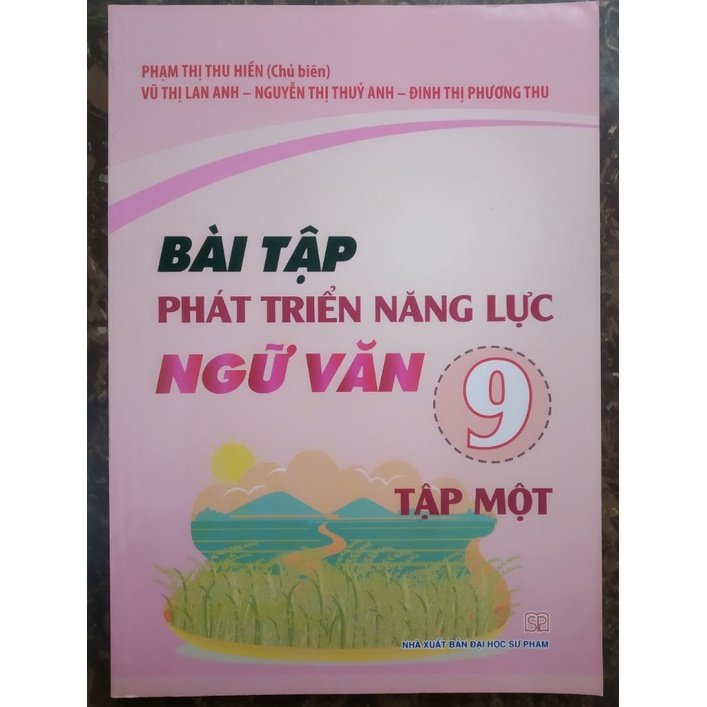 Sách - Bài tập phát triển năng lực học sinh môn ngữ văn lớp 9 (tập 1+ tập 2)