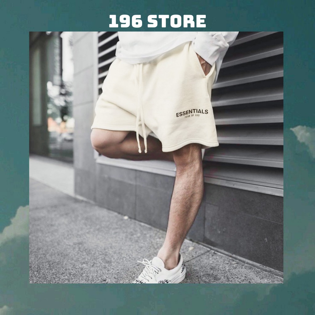 Quần Short Essentials Chất Liệu Nỉ Da Cá, Quần Short Thể Thao Unisex, Thoáng Mát Đủ Size 40kg - 85kg - Lỗi 1 Đổi 1 | BigBuy360 - bigbuy360.vn