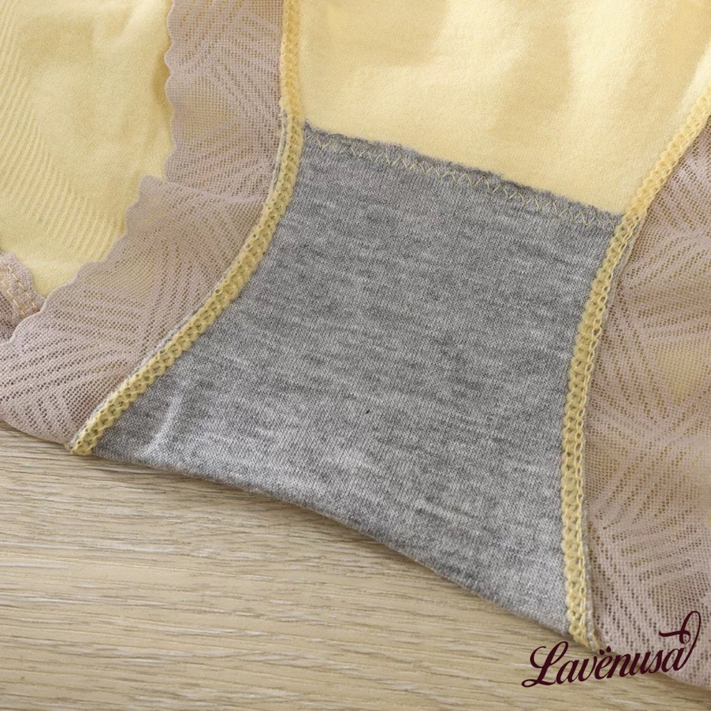 Quần lót nữ Cotton cạp cao kháng khuẩn dễ thương mềm mại LAVENUSA QL49