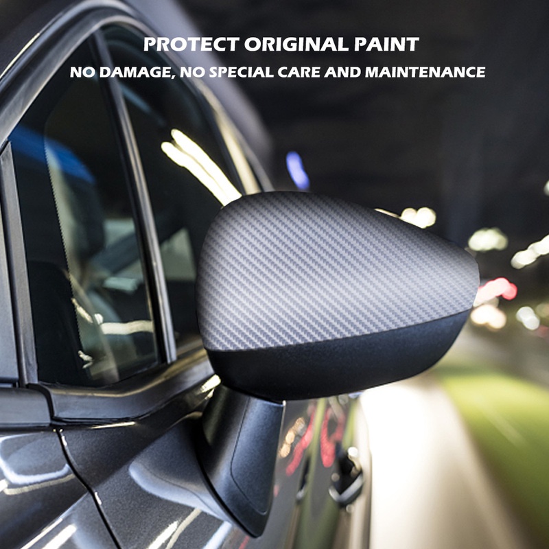 Miếng Dán Đề Can Vinyl Họa Tiết Sợi Carbon 5D Chống Trầy Chống Nước Bảo Vệ Thân Xe Hơi Xe Máy Xe Hơi
