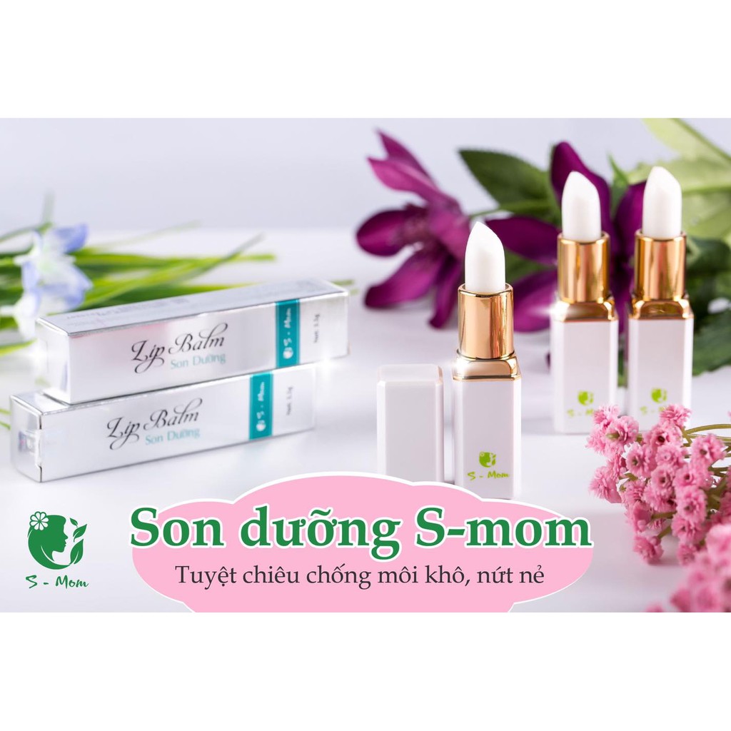Son Dưỡng Môi Smom Hương Vani - Dưỡng Ẩm Kiêm Tẩy Tế Bào Chết Cho Môi