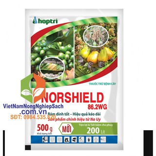 250GR Norshield 86.2WG Thuốc trừ bệnh gốc đồng che phủ bám dính tốt