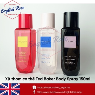 Xịt thơm cơ thể Ted Baker body spray 150ml (Bill UK)