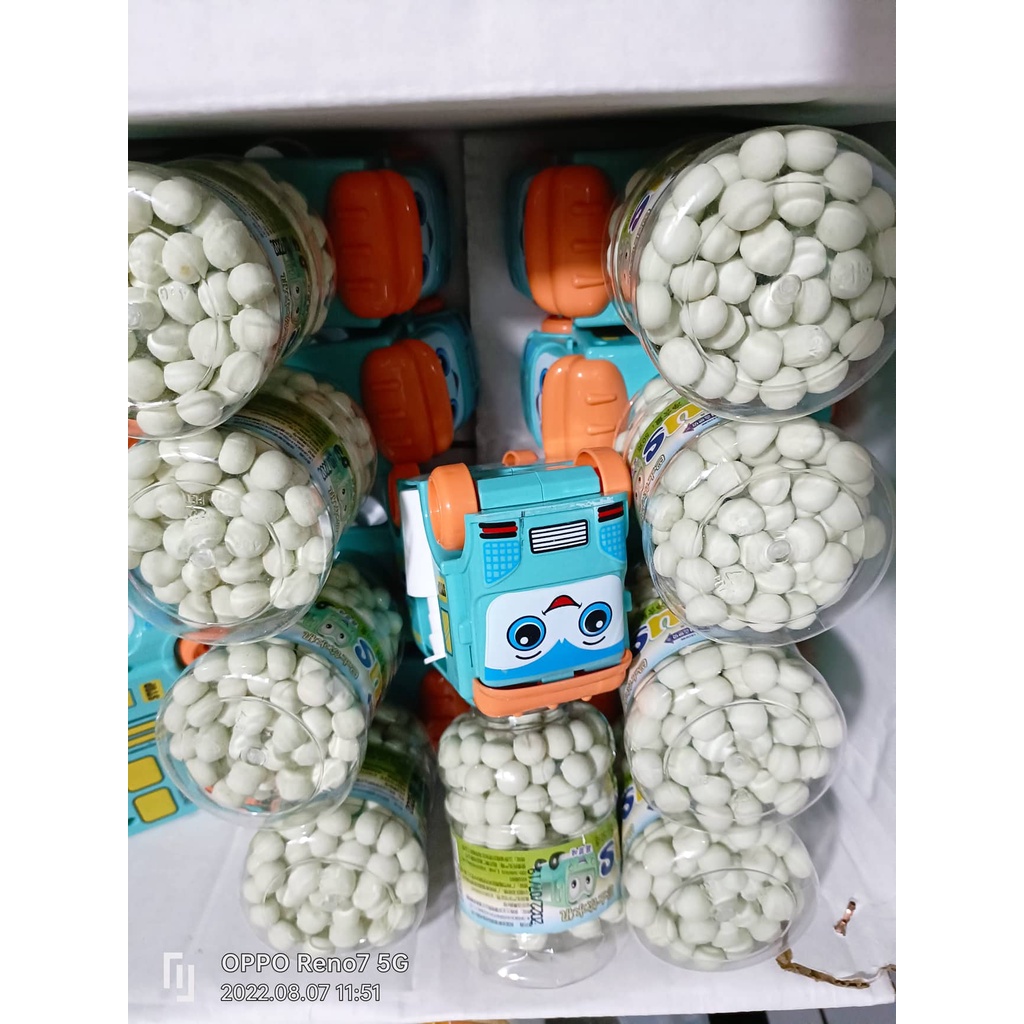 [ Trẻ em sáng tạo ] Bánh trứng tan xe bus bình nước/ Bánh quy trứng nhỏ / bánh quy vị trái cây và rau củ/bánh mì hấp nhỏ