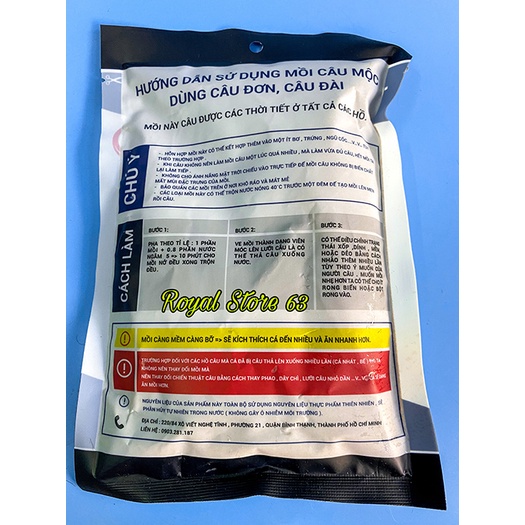 Mồi cám câu cá Mộc Đen Cám Nền (200gram)