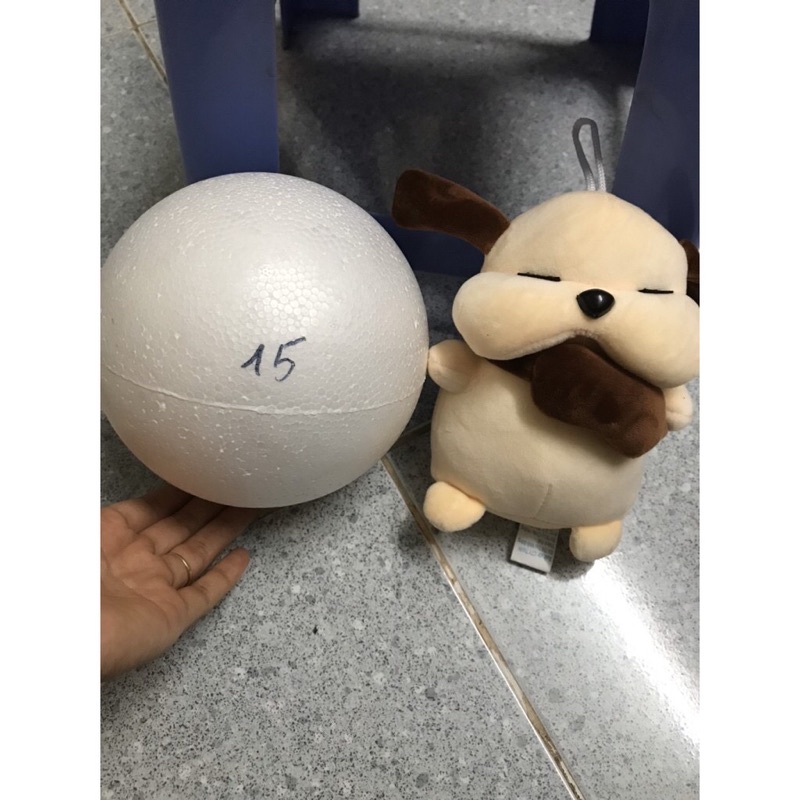 Combo 10 banh xốp tròn kích thước 15cm