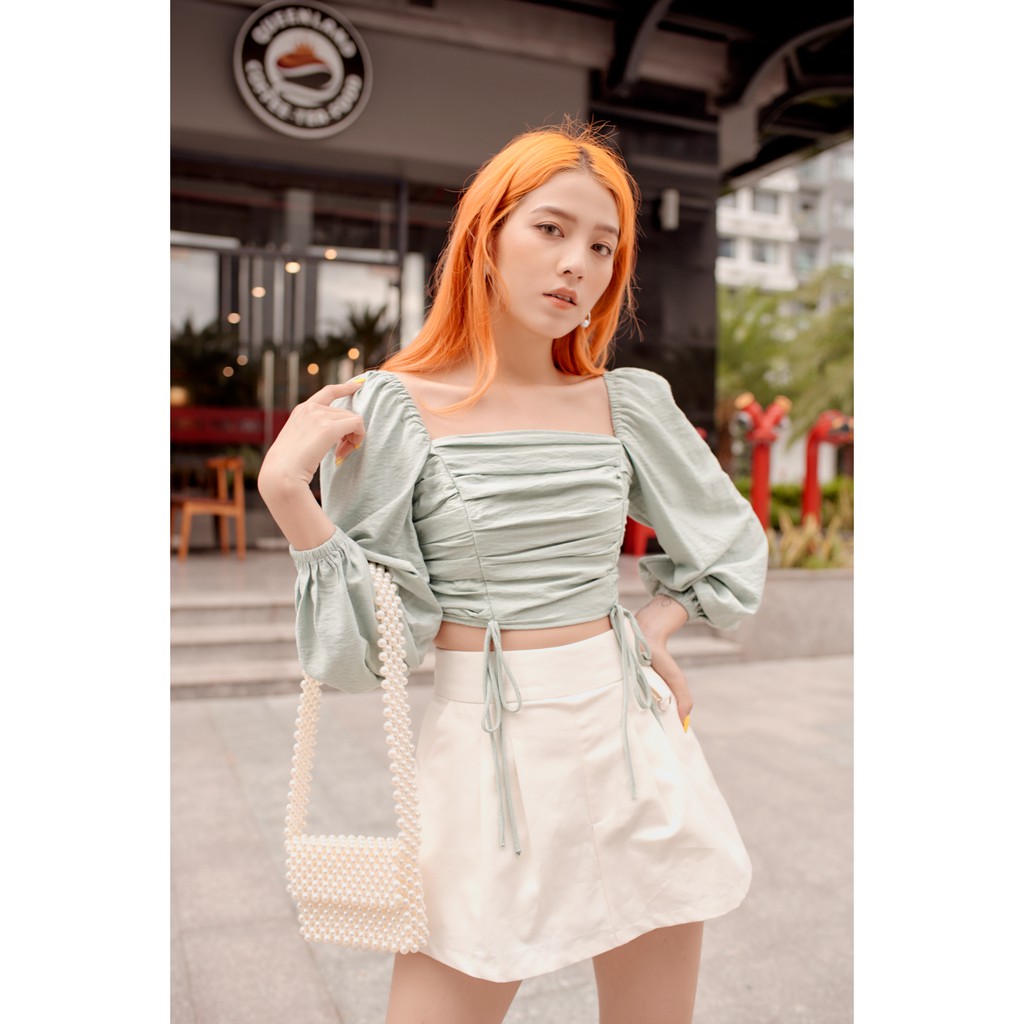 Palm Skirt - Váy trắng dáng xoè