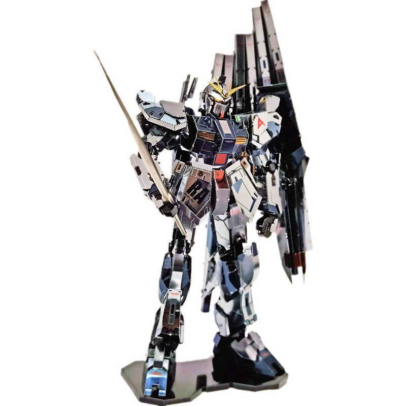 Mô Hình Lắp Ghép 3d kim loại gundam RX-93 bản màu