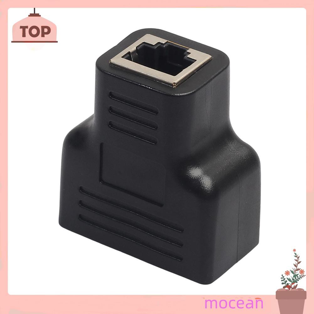 Bộ Chia Cổng Rj45 1 Sang 2 Dual Female Port Cat5 / Cat 6 Lan Ethernet Sockt | BigBuy360 - bigbuy360.vn