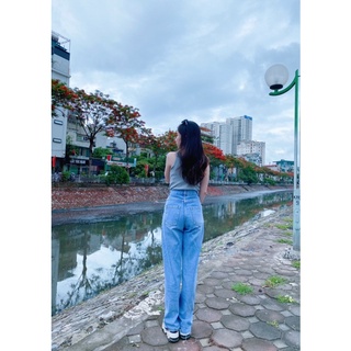 QUẦN JEANS SUÔNG (ẢNH THẬT TRẢI SÀN)