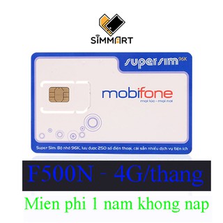 Sim 4G Mobifone MDT250Amiễn phí 4G  trong 1 năm