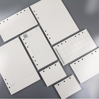 Giấy Refill Sổ Còng A7 A6 A5 A4 B5 Cao Cấp