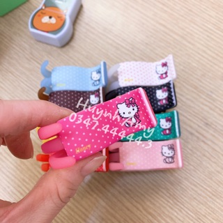 💥 Kẹp 3R in hình kitty , chất kẹp nhám