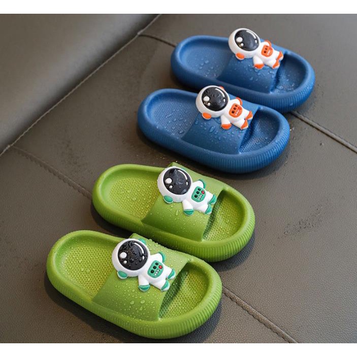 Dép Cao Su Đi Trong Nhà Chống Trượt Họa Tiết Hoạt Hình Thời Trang Mùa Hè Cho Bé