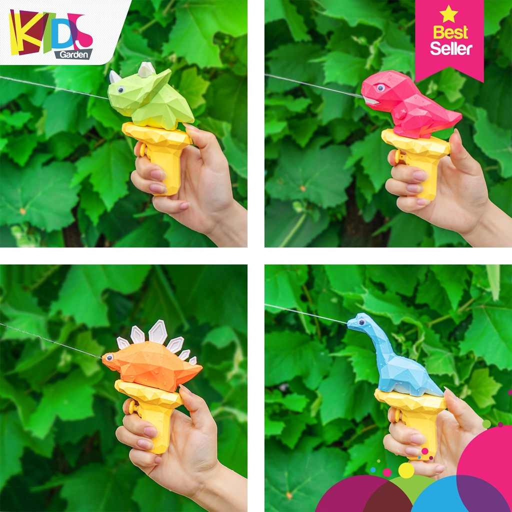 Súng nước đồ chơi cho bé súng bắn nước mini cho trẻ hình dạng khủng long màu sắc dễ thương DCVD03-SUNGKL