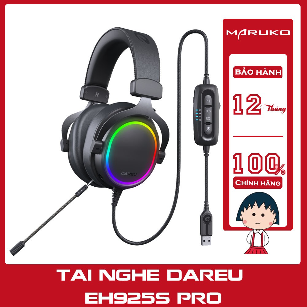 Tai nghe DAREU EH925s PRO Led RGB-Giả lập 7.1 gaming