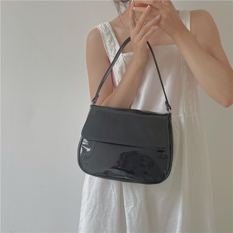 Túi đeo vai dưới cánh tay da PU phong cách Pháp thời trang mới cho phụ nữ