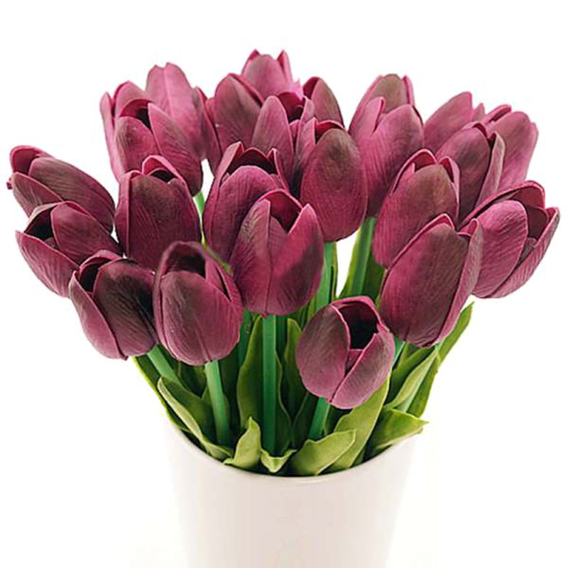 20pc Tulip Artificial Bouquet Artificial Flower Wedding Decoration
