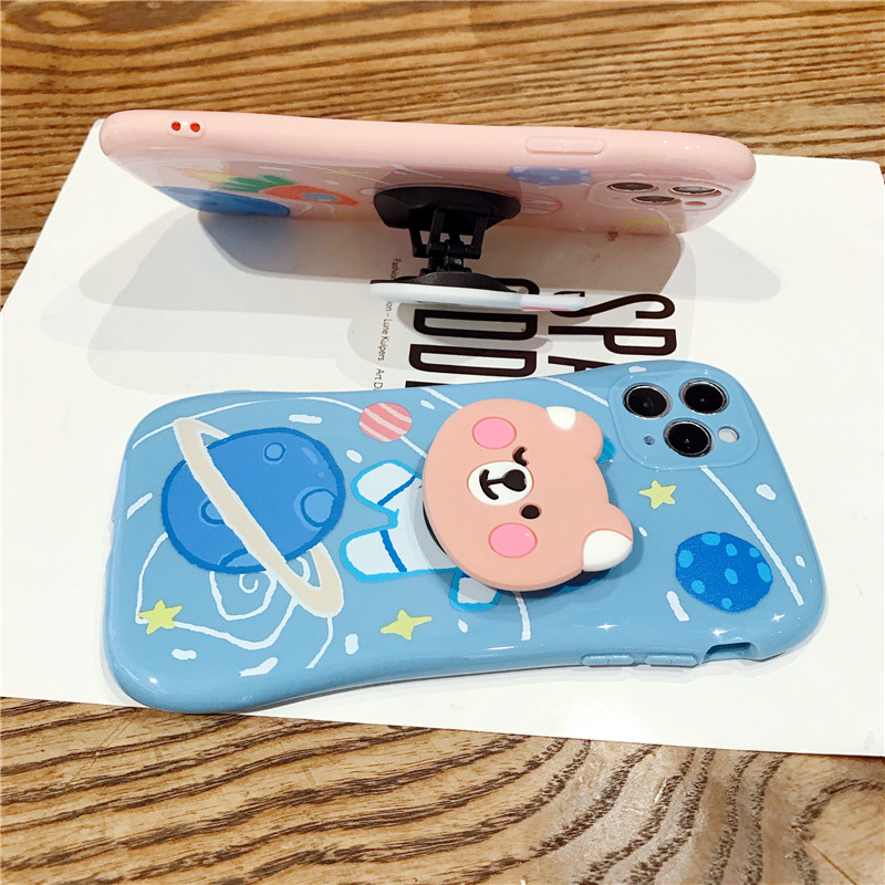 Ốp điện thoại có giá đỡ hình thỏ gấu cho iPhone12 Pro max iPhone11 Pro max SE2020 7plus 8plus 6plus XR xs XSMAX | BigBuy360 - bigbuy360.vn