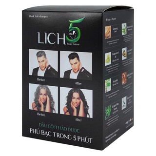 Dầu gội thảo dược phủ bạc LICH5