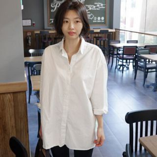 Sơ mi from rộng ( ảnh chụp thật )