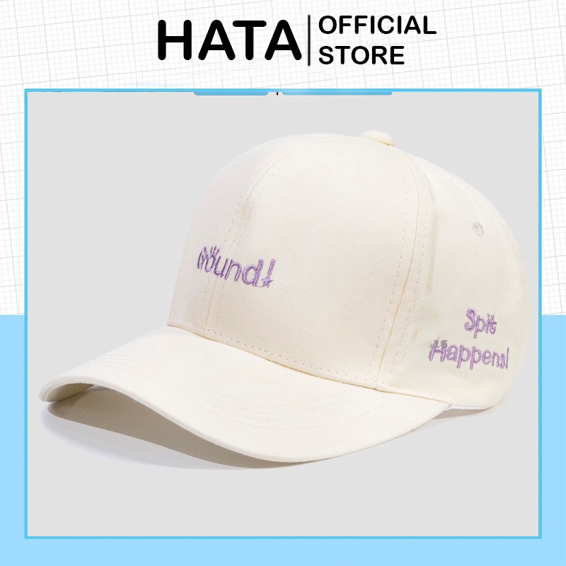 Mũ - Nón Lưỡi Trai Thêu Chữ GROUND 371 Unisex Nam nữ  Phong Cách Ulzzang - Hata24h