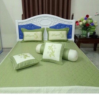 Ga/drap trải giường phủ chần bông cao cấp 1m6 x 2m , 1m8 x 2m mẫu mã đẹp sang trọng