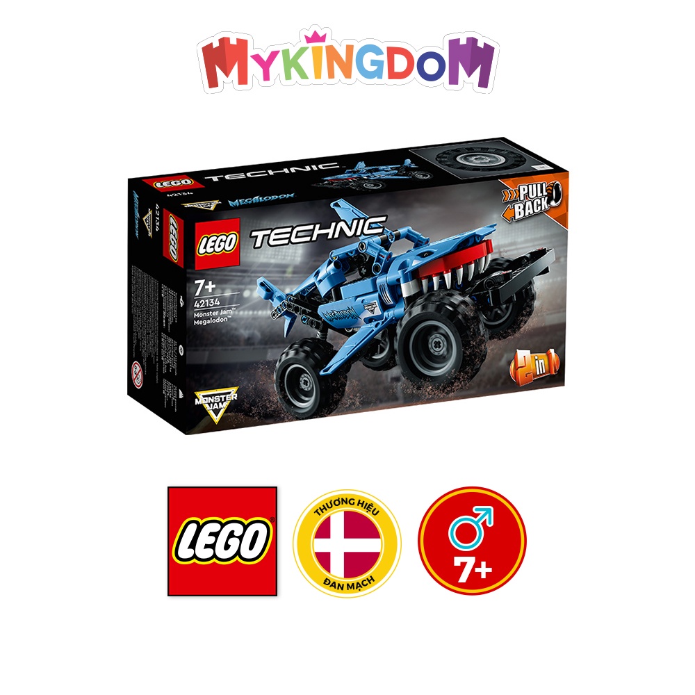 Đồ Chơi LEGO TECHNIC Chiến Xe Monster Jam™ Megalodon™ 42134