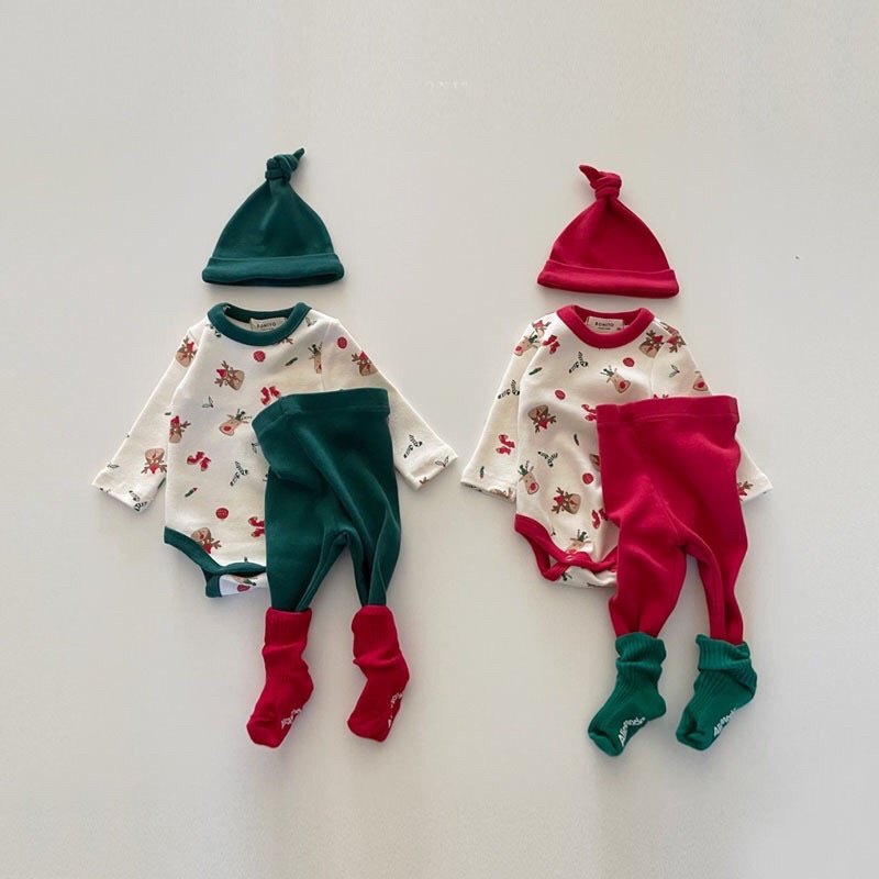 Quần áo trẻ em noel set bộ noel cho bé yêu quần áo mùa đông cho bé