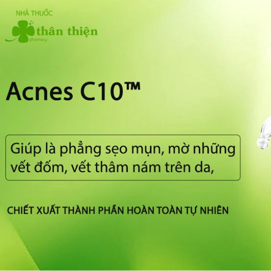 (Hàng chuẩn) Acnes C10- Hỗ trợ làm mờ những vết đốm, vết thâm nám (Lọ 15ml)