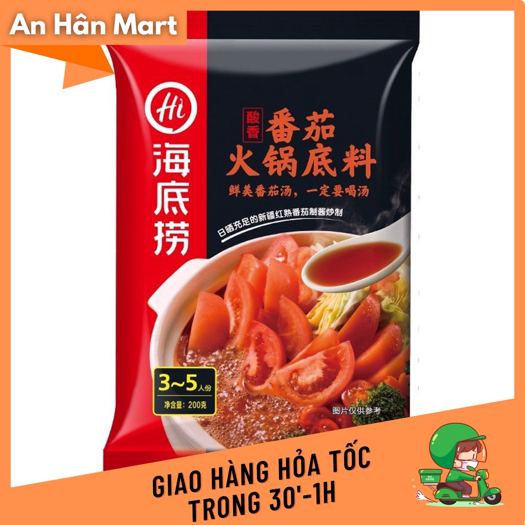 Cốt Lẩu Cà Chua Haidilao thơm ngon gói 200g ( date mới )