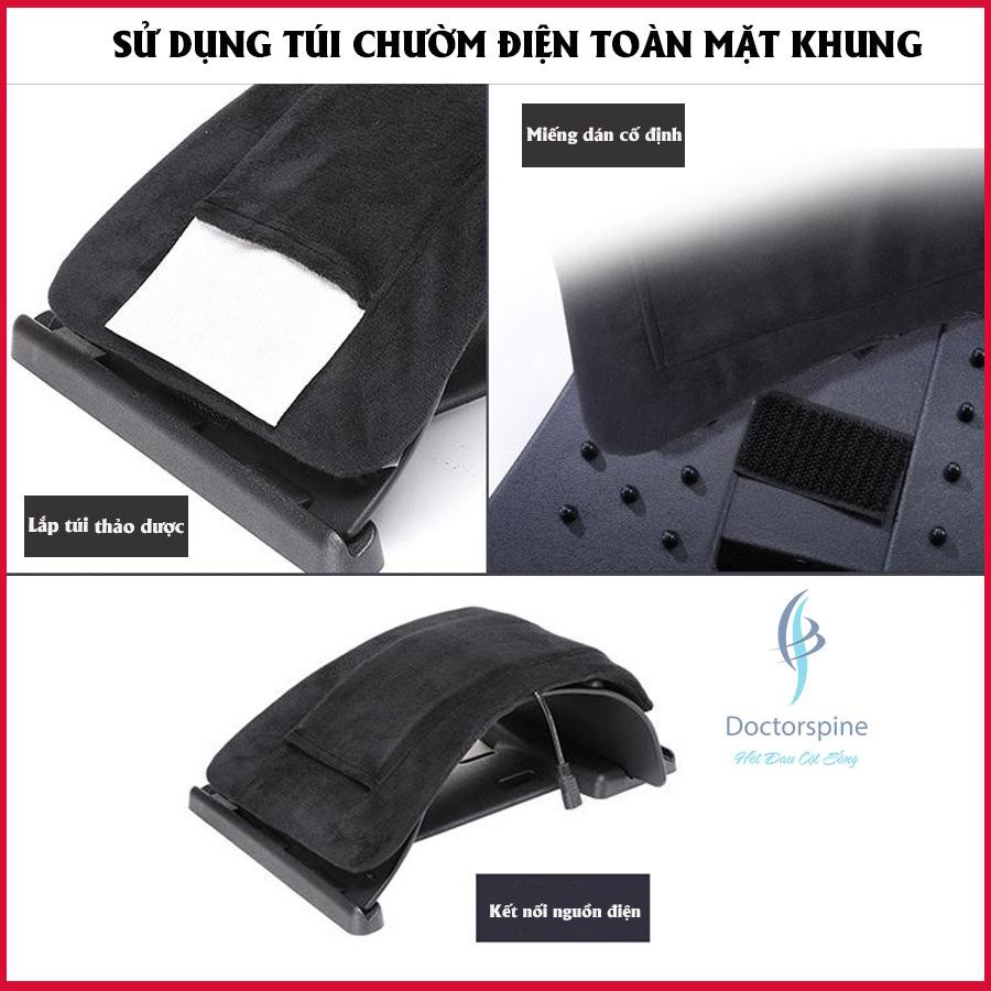 Khung nắn chỉnh cột sống cổ chườm nóng -Thảo Dược trị liệu đau mỏi lưng nhanh hơn,cải thiện thoái hoá -thoát vị hiệu quả