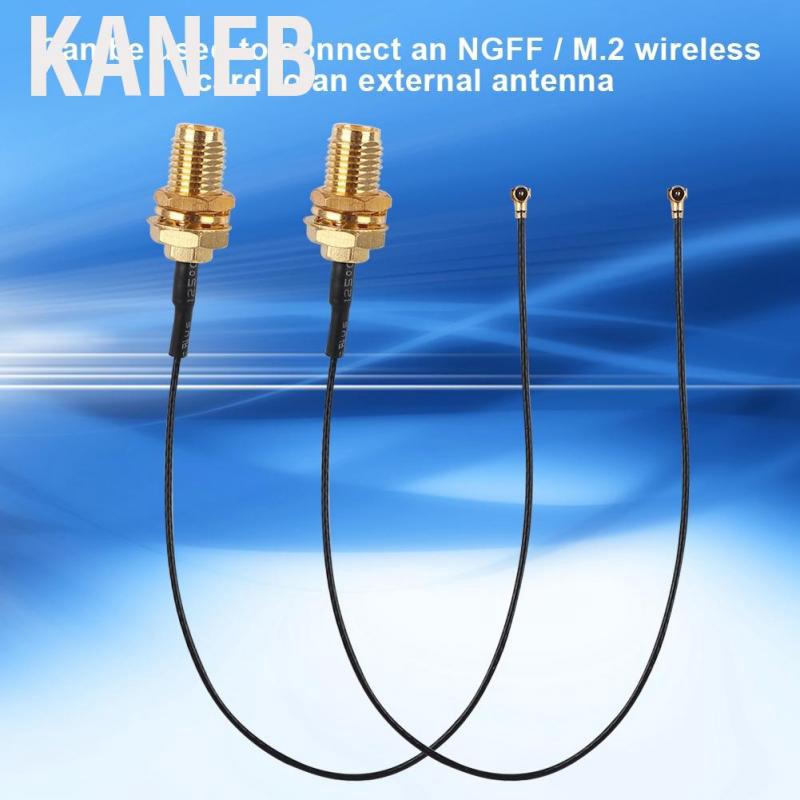 Kaneb 2 PCS RF0.81 IPEX 4 to SMA Female Cable for NGFF / M.2 WiFi External Antenna Extension Card Support Bluetoot | WebRaoVat - webraovat.net.vn