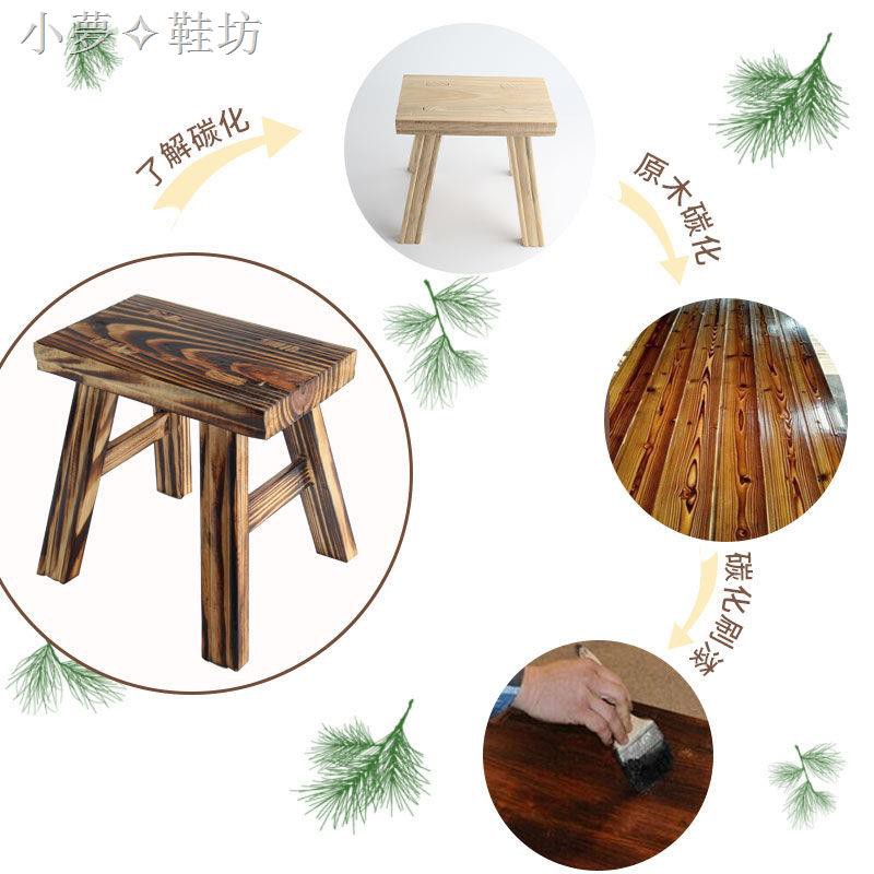 Ghế Đẩu Nhỏ Bằng Gỗ Trơn Tiện Dụng Cho Gia Đình | BigBuy360 - bigbuy360.vn