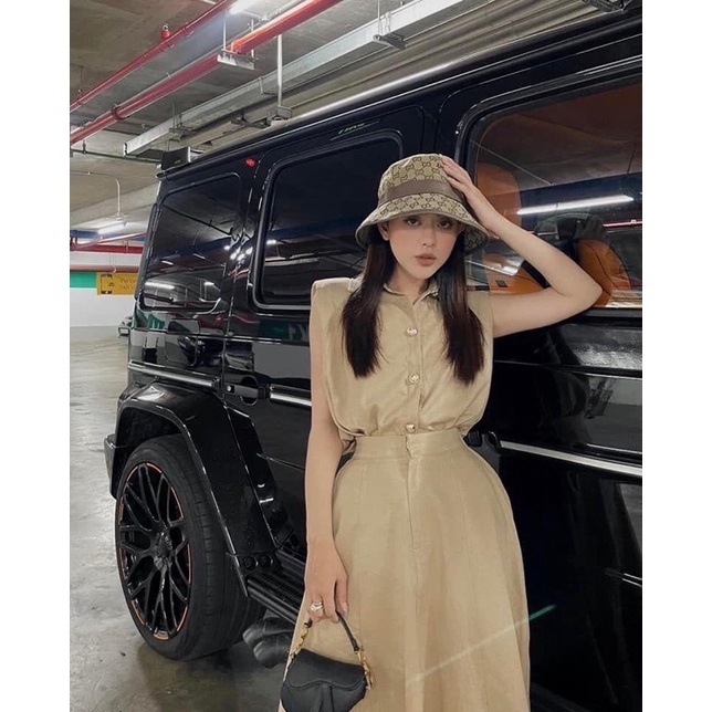 SET ÁO SƠ MI & CHÂN VÁY MIDI