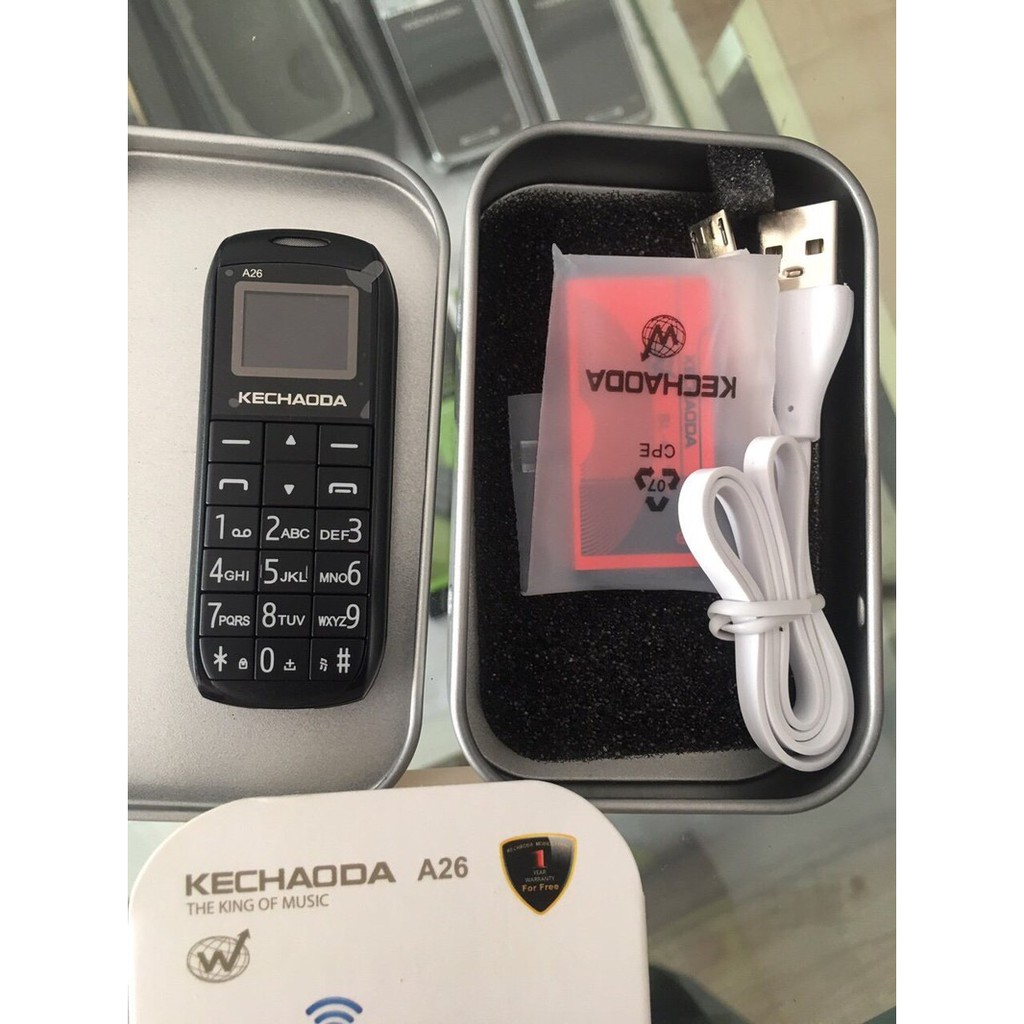 Điện thoại Kechaoda A26 siêu nhỏ 2 sim 2 sóng | BigBuy360 - bigbuy360.vn