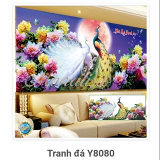 Tranh đính đá Phú Quý Bình An y8080 (160×75). Y8079 (120×60)
