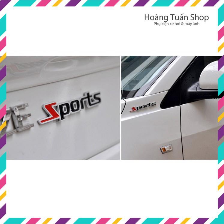  Logo nổi chữ SPORT kim loại trang trí ô tô xe máy phong cách | BigBuy360 - bigbuy360.vn