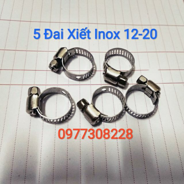 5 chiếc đai xiết cổ dê inox
