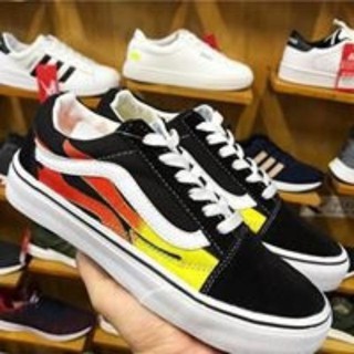 Giày Thể Thao Vans lửa cổ thấp_Giaysneaker