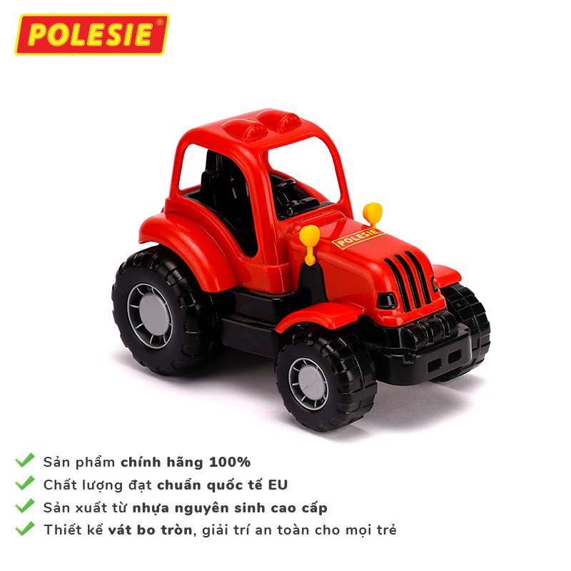 Xe Máy Kéo Đồ Chơi Hardy, Đồ Chơi Nông Trại POLESIE An Toàn, Siêu Bền Cho Bé, Hàng Nhập khẩu Châu Âu