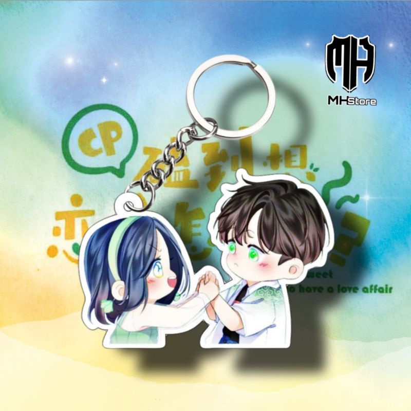 Móc khóa manhua chibi